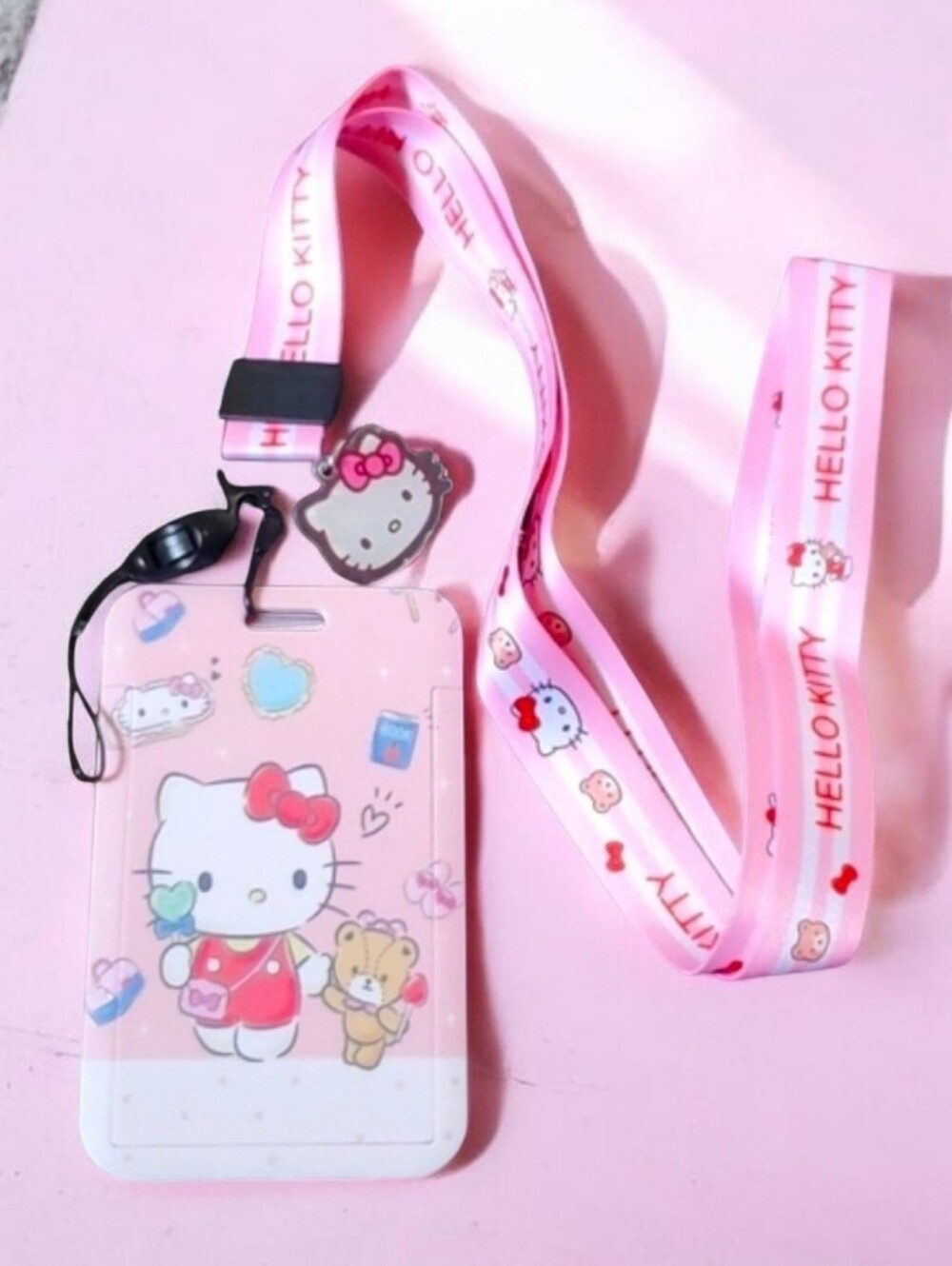 Hello Kitty & Tiny Chum ID/Credit Card Holder With Lanyard